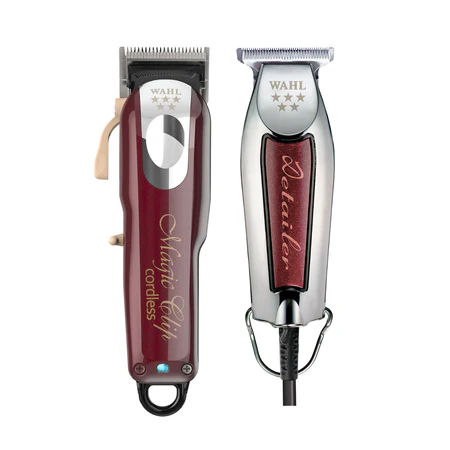 Kit Maquinas Wahl Magic Clip Cordless + Patillera Detailer
