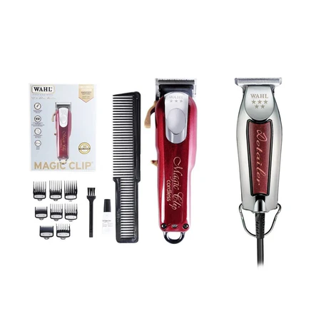 Kit Maquinas Wahl Magic Clip Cordless + Patillera Detailer - Imagen 5