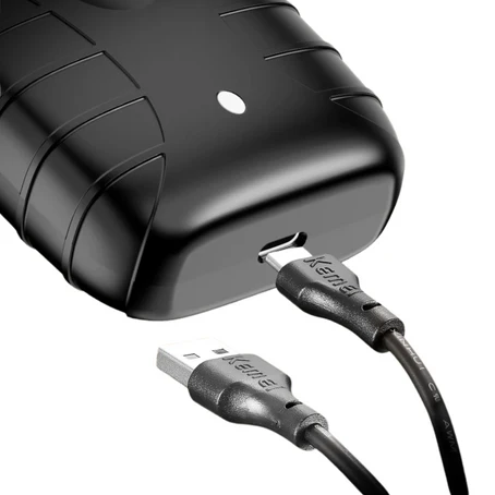 Maquina de Afeitadora Kemei Km-T95 Shaver Profesional Negra - Imagen 3