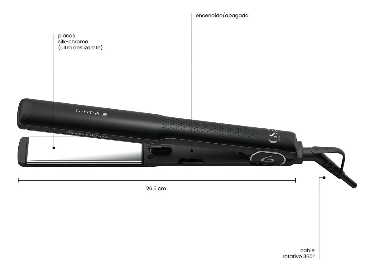 Plancha Alisadora De Pelo G Style Gama - Imagen 2