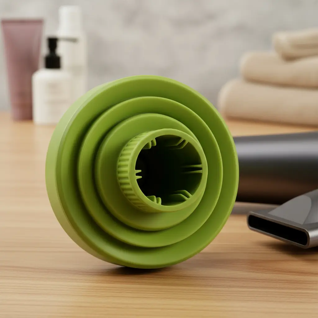 Difusor Trimx Universal Para Secador Cabello Verde - Imagen 2