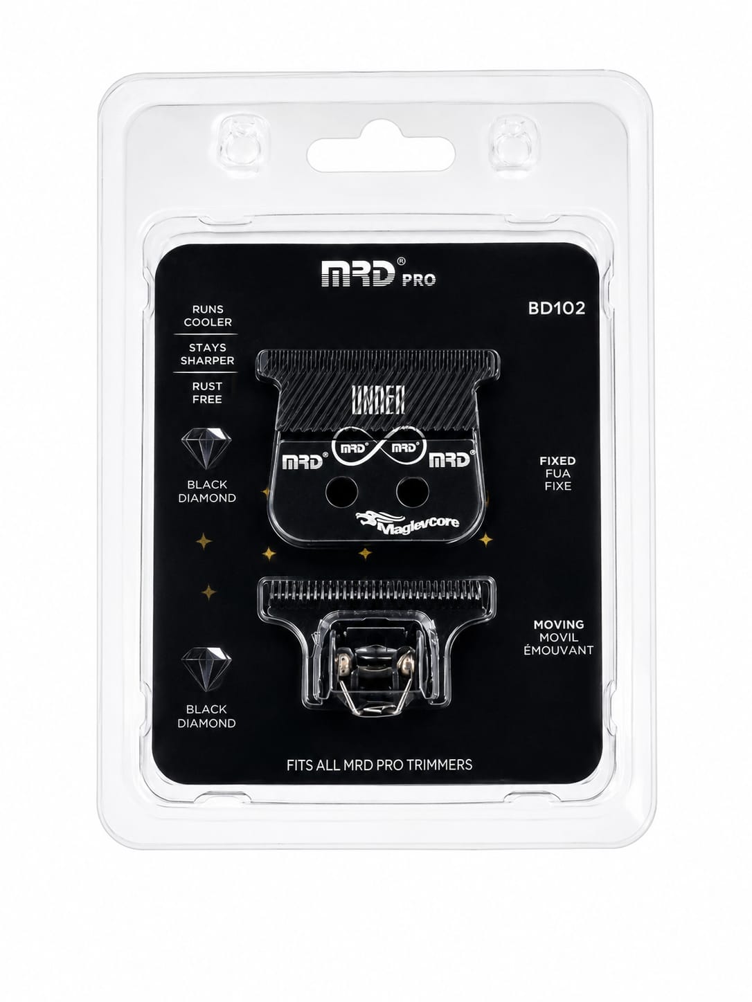 Cuchilla de repuesto MRD Under MaglevCore T-Blade Negra - Imagen 2